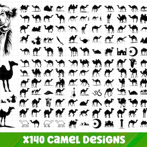 Camel SVG Bundle , Camel PNG Bundle, Camel Clipart, Camel Cut Files Cricut, Desert Animal svg, Sahara svg, Camel Tattoo, Desert Camel svg