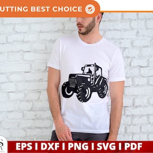 Tractor SVG Bundle, Tractor PNG Bundle, Tractor Clipart, Tractor SVG Cut Files for Cricut, Tractor Silhouette, Truck Svg, Farm Svg image 4