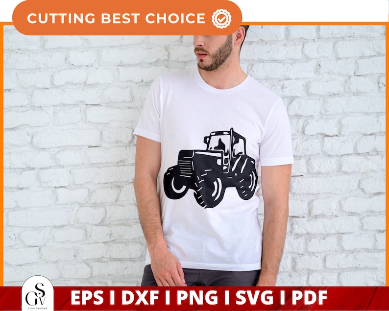 Tractor SVG Bundle, Tractor PNG Bundle, Tractor Clipart, Tractor SVG Cut Files for Cricut, Tractor Silhouette, Truck Svg, Farm Svg image 4
