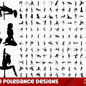 Pole Dance SVG Bundle, Pole Dance PNG Bundle, Pole Dance Clipart, Pole Dance SVG geschnitten Dateien für Cricut, Pole Dancer svg, exotische Tänzerin svg Png
