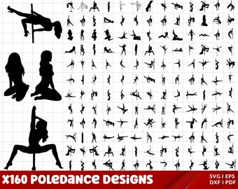 Pole Dance SVG Bundle, Pole Dance PNG Bundle, Pole Dance Clipart, Pole Dance SVG Cut Files for Cricut,Pole Dancer svg, Exotic Dancer Svg Png