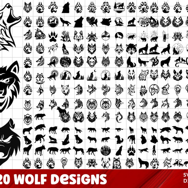 Wolf svg bundle, howling Wolf svg, Wolves svg, wolf cut vector, Wolf PNG Bundle, tattoo tribal design, Wolf Head Svg, Wolf Face Svg Cut File