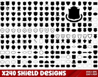 Shield SVG Bundle, Shield PNG Bundle, Shield Clipart, Shield SVG Cut Files for Cricut, Shield Silhouette, Badges Svg Png, Badge Svg