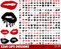 Lips SVG Bundle, Lips Png files for Cricut, Lipstick Svg files, Kiss Cut files for Cricut, Valentines Day SVG, Love Svg, Digital download