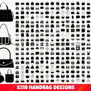 Handtasche SVG Bundle, Handtasche PNG Bundle, Handtasche Clipart, Geldbörse SVG Schnittdateien Cricut, Handtasche svg, Geldbörse Circut, Handtasche Silhouette
