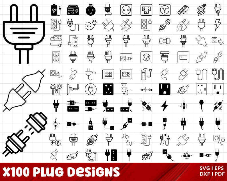 Stecker SVG Bundle, Stecker PNG Bundle, Stecker Clipart, Stecker SVG ...