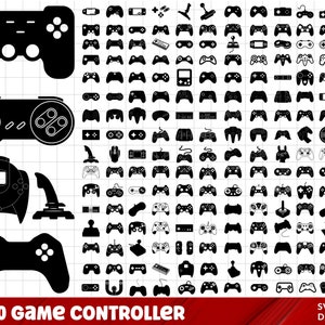 Game Controller SVG Bundle, Game Controller PNG Bundle, Game Controller Clipart, Game Controller SVG Cut Files for Cricut, Joystick Svg