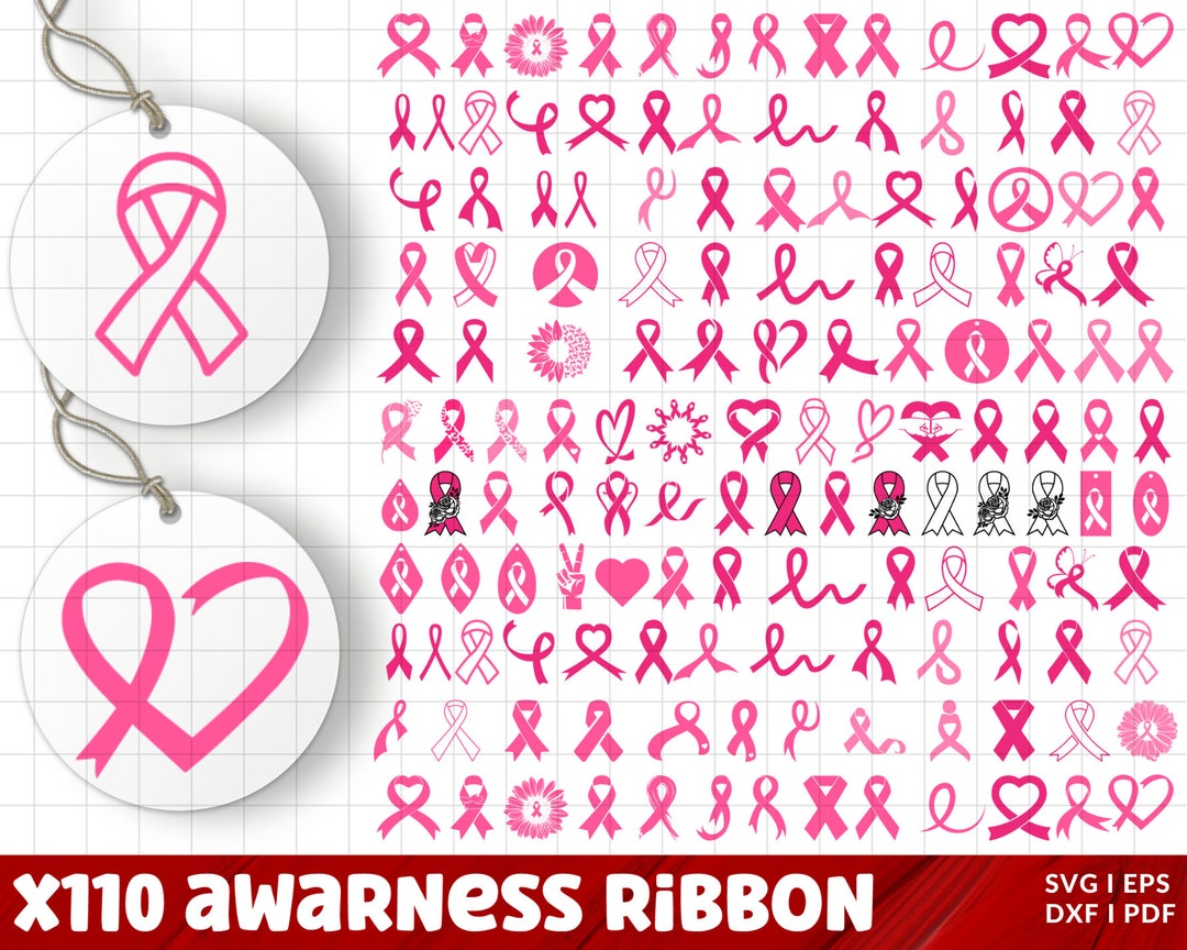 Awareness Ribbon Svg, Ribbon Vector, Cancer Awareness Ribbon Png, Pink