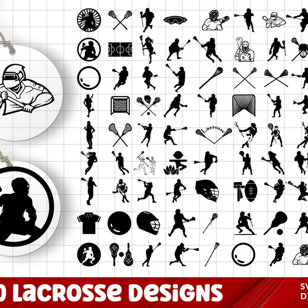 Lacrosse SVG Bundle, Lacrosse PNG Bundle, Lacrosse Clipart, Lacrosse Cut Files for Cricut, Lacrosse Silhouette SVG, Lacrosse Stick Svg