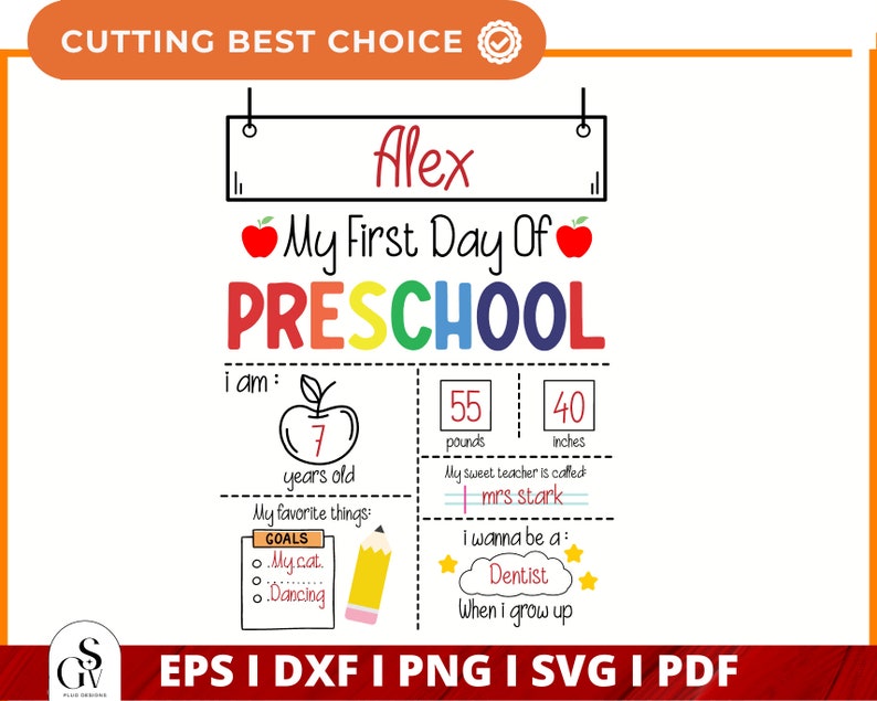 First Day of School Sign SVG Back to School File First Day - Etsy Australia
