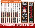 Christmas Porch Sign Svg Bundle, Winter Porch Sign SVG, Christmas Sign svg, Christmas Svg, Holidays Porch Sign, Welcome Signs SVG, Cricut.
