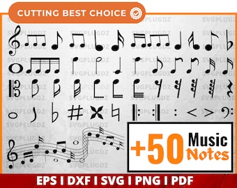 音楽ノート SVG、音楽 SVG、音楽ノート クリップアート、音楽クリップアート ノート、ト音記号 SVG、音楽記号、SVG クリカット、シルエット ミュージカル ベクター
