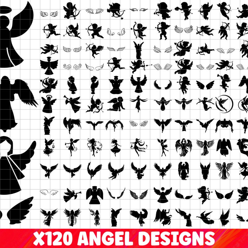 Angel Svg - Etsy