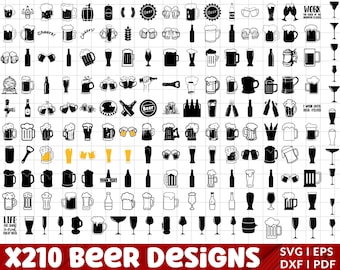 BEER SVG BUNDLE, Beer Clipart Bundle, Beer Svg for Cricut, Beer bottle svg, Beer mugs svg, Alcohol Svg, Craft Beer Svg, Drinking Svg.