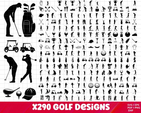 Golf SVG Bundle, Golf PNG, Golf Clip Art, Golfing Svg, Golfing Design Svg,Golf Ball Svg, Golf Files For Cricut, Golf Cart Svg, Golfer SVG.