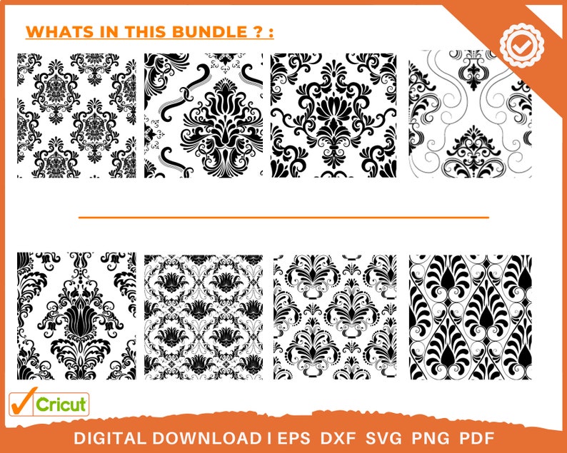 8 Seamless Pattern Svg Pattern Designs Svg Tooled Leather - Etsy