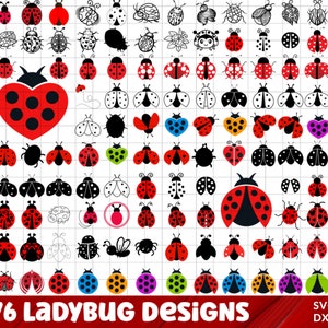 Ladybug SVG, Ladybug Bundle SVG Files, Ladybug SVG Layered, Ladybug Files for Cricut, Ladybug Clipart, Lady Bug Svg, Ladybug Clipart.
