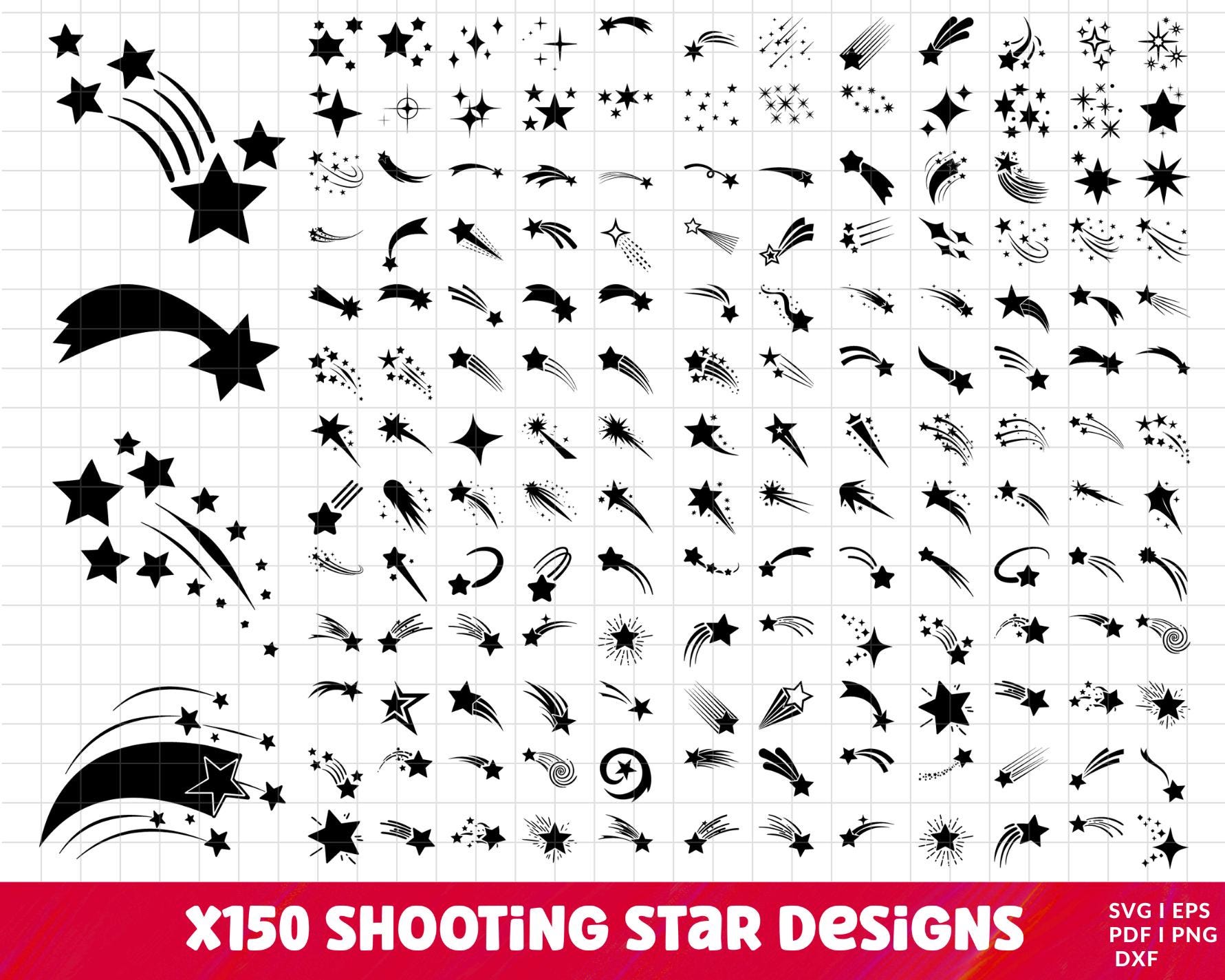 Shooting Star Logo - Etsy