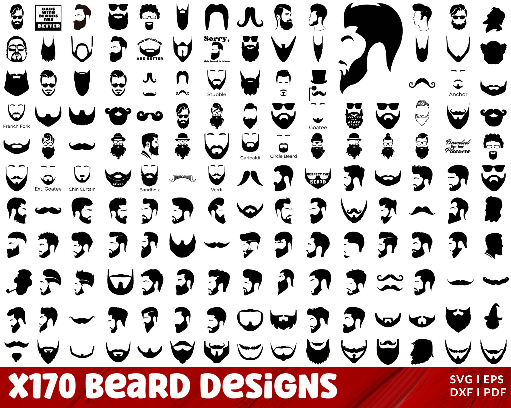 Meme SVG Cut File Nordic Man PNG Beard Barber (Instant Download) 