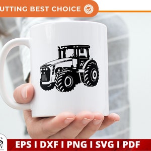 Tractor SVG Bundle, Tractor PNG Bundle, Tractor Clipart, Tractor SVG Cut Files for Cricut, Tractor Silhouette, Truck Svg, Farm Svg image 3