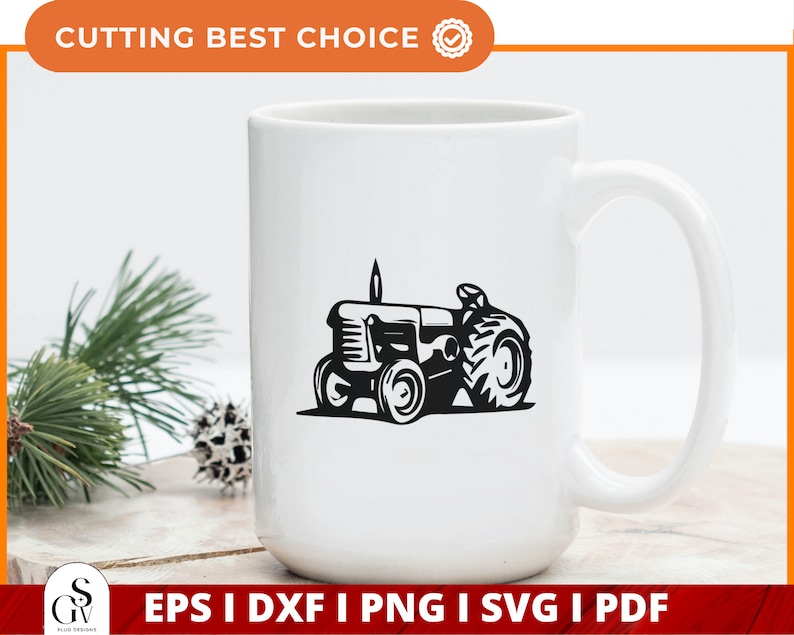 Tractor SVG Bundle, Tractor PNG Bundle, Tractor Clipart, Tractor SVG Cut Files for Cricut, Tractor Silhouette, Truck Svg, Farm Svg image 5