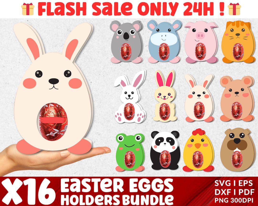 Easter Egg Holder Svg Bundle, Egg Holder Svg, Easter Egg Svg, Easter
