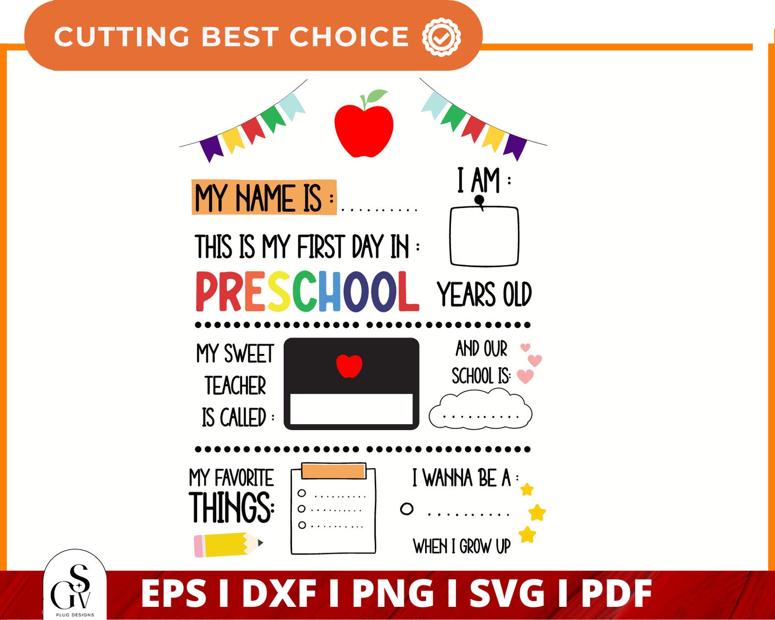 First Day of School Sign SVG, Back to School File, First Day Board Svg ...