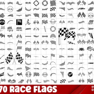 Race Flag SVG Bundle, Race Flag PNG Bundle, Race Flag Clipart, Race Flag SVG Cut Files for Cricut, Flag Svg, Racing Flag Svg.