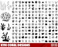 Coral SVG Bundle, Coral SVG Bundle, Coral Clipart, Coral SVG Cut Files for Cricut, Coral Silhouette, Seaweed svg, Seaweed png, Sea Plant svg product logo