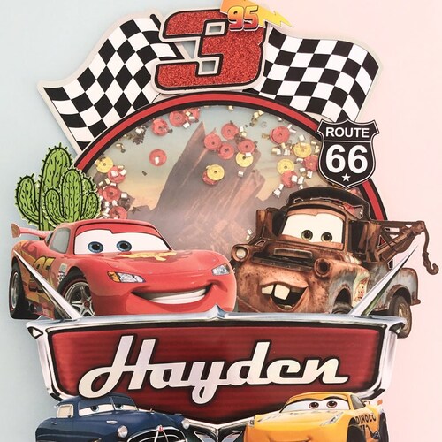 Red Car 3D Shaker Cake Topper Any Characters Red Car and - Etsy Hong Kong Red Car 3D Shaker Cake Topper Any Characters Red Car and - Etsy Hong Kong