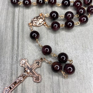 Garnet Rosary