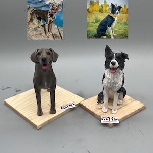 Personalized Custom Dog Wedding Cake Topper , Pet Cake Topper，Pets Birthday，Cat Cake Topper , Anniversary Pet，Dog Figurines，Dogs Birthday