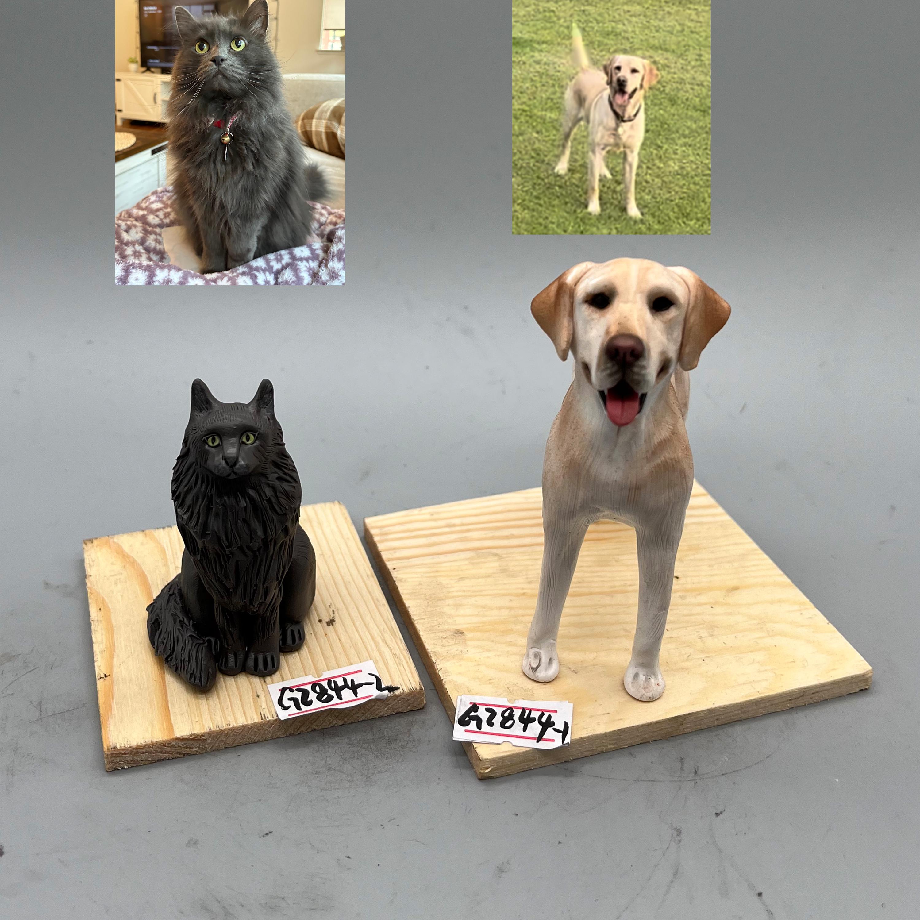 パーソナライズされたカスタム犬用ウェディングケーキトッパー、ペット