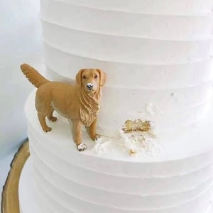 Gepersonaliseerde aangepaste hond bruidstaart topper, huisdier CakeTopper, huisdieren verjaardag, kat caketopper, verjaardag huisdier, hond beeldjes, honden verjaardag