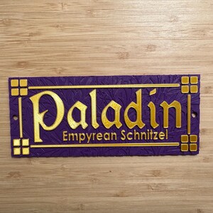 Personalized Pet Crate Tag: "Mission Style" Kennel Name Sign