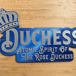 The Royal Family Personalized Pet Crate Tag, RuffLand Crate Tag, Bedroom Name Sign