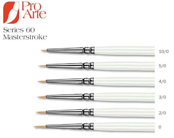 Pro Arte Masterstroke Serie 60 Pinceles para detalles en miniatura