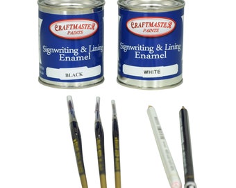 Craftmaster Paints Kit de démarrage pour écriture de panneaux de base