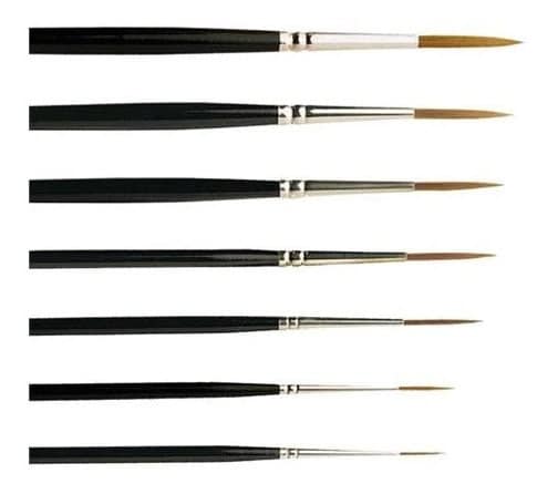 Rosemary & Co Series 2230 Spiky Comber Golden Synthetic Brushes Full Range  