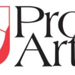 May include: A red and white logo with the text "Pro Arte" in black.