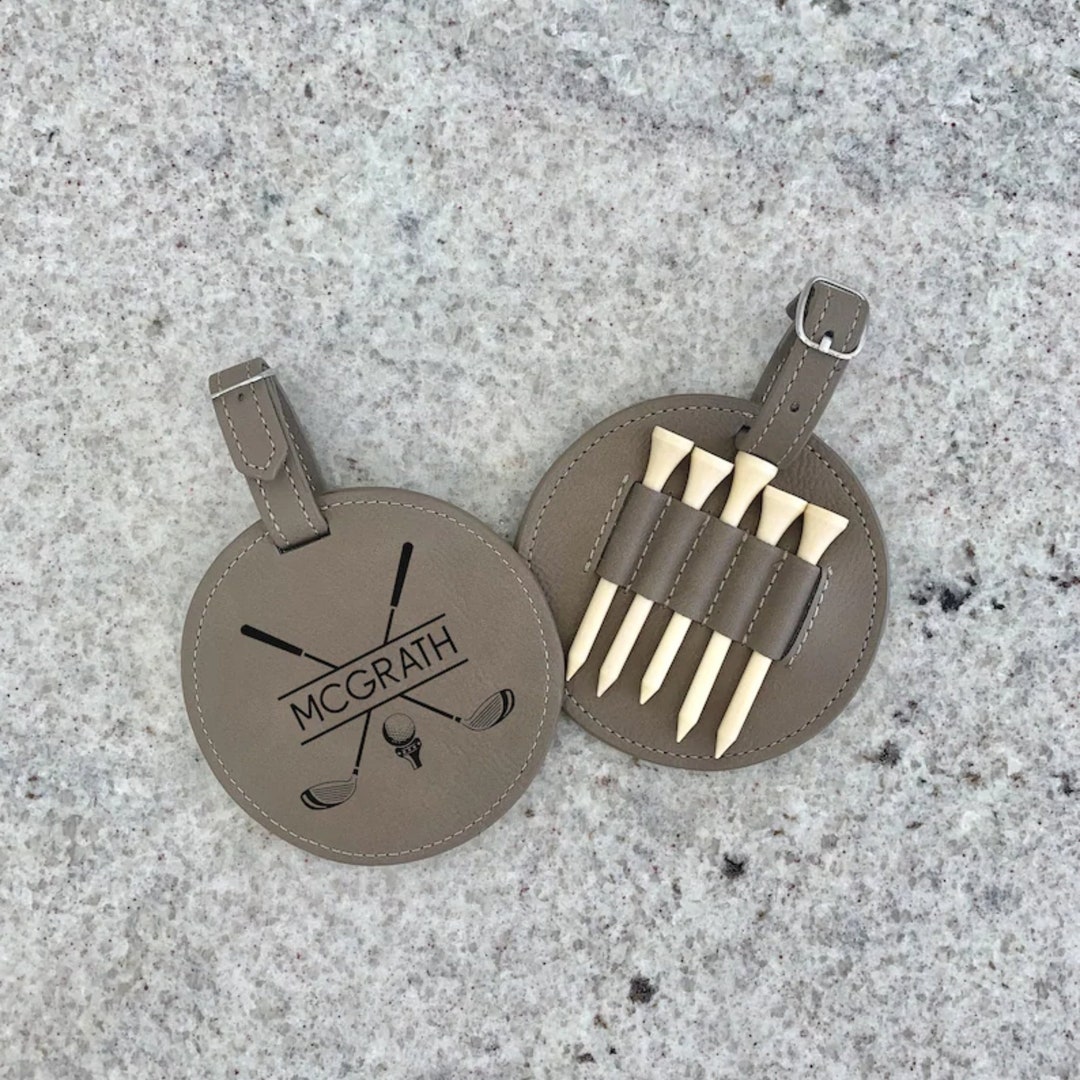 Handmade Golf Bag Tag Personalized Golf Gifts for Men or Woman Custom
