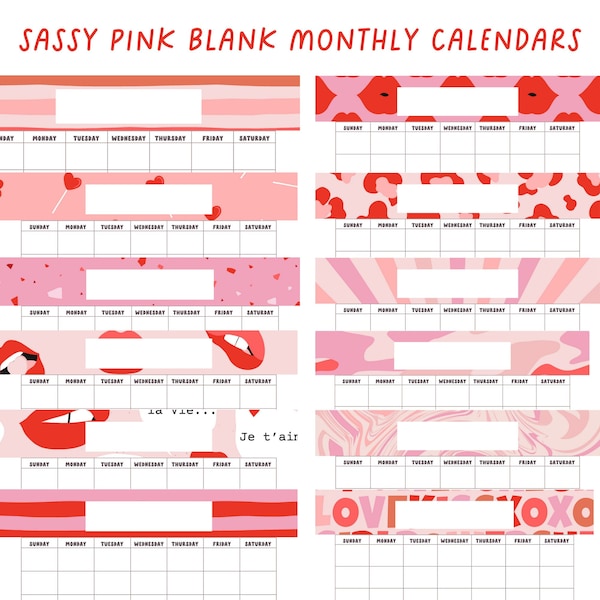Cute Calendar - Etsy
