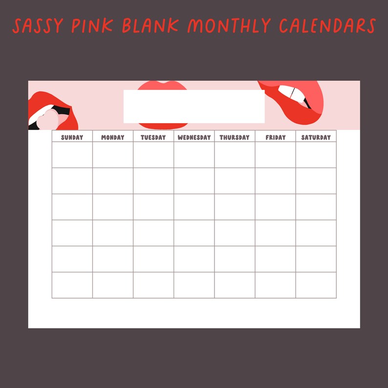 Calendar Template Cute,printable Calendar, Calendar, Cute Printable ...