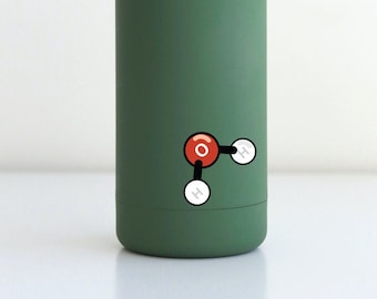 Water Molecule Sticker