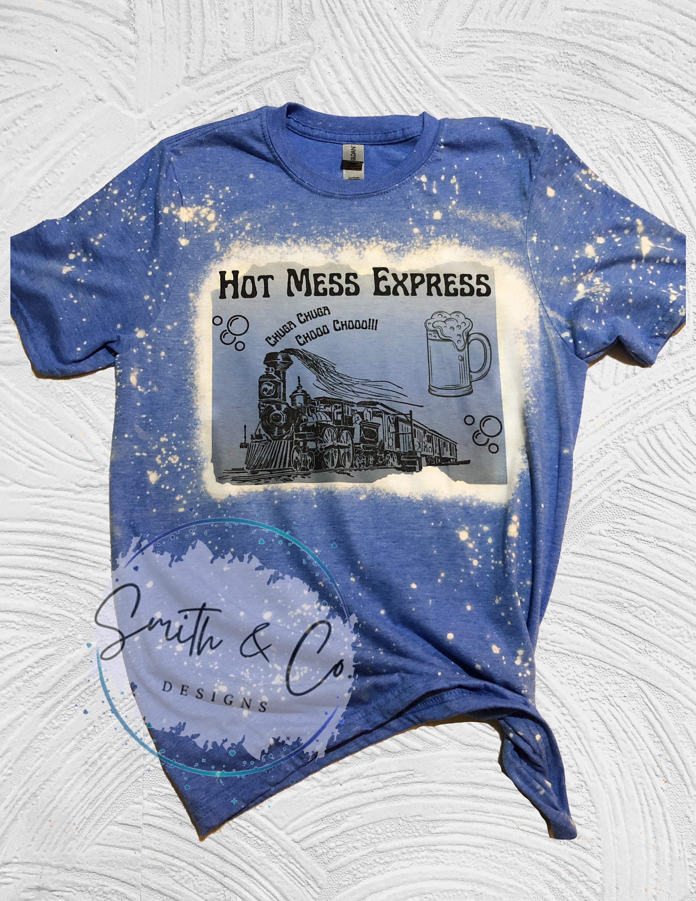 Hot Mess Express Custom Bleached Shirt 