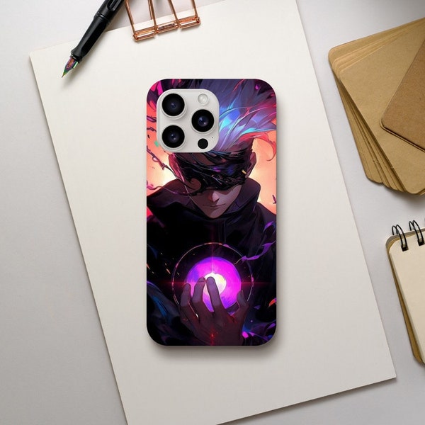 Saturo Gojo Hartschalen iPhone Case