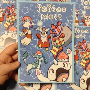 Carte de Noël Pokémon Zarbi