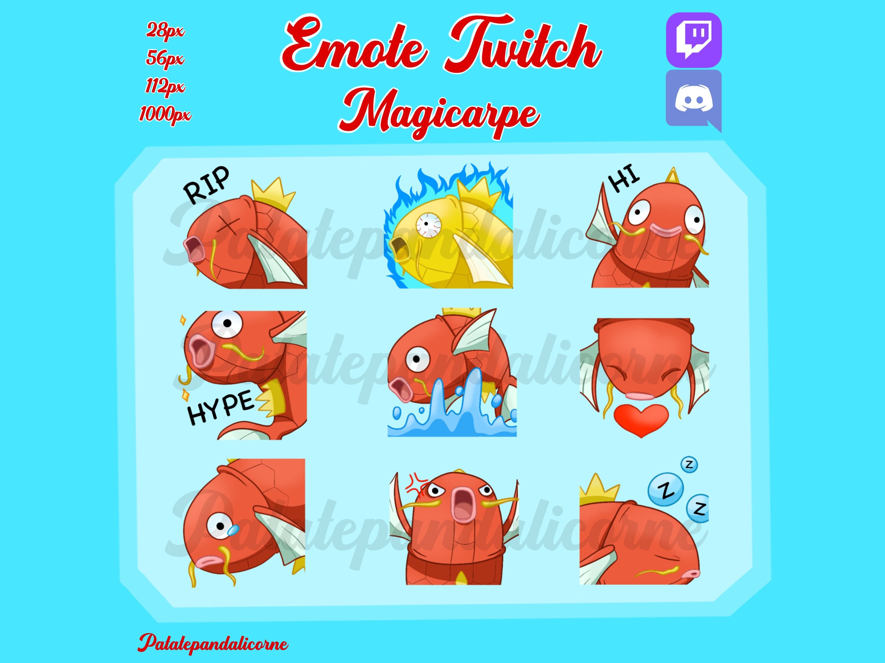 Poki Emotes Magikarpevolution Fish Emotes Sweat Emote -  Denmark