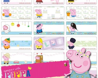 Waterdichte schoolnaamsticker, label kinderdagverblijf, sticker schoolbenodigdheden, cadeaulabel personaliseren, label kind kinderfles