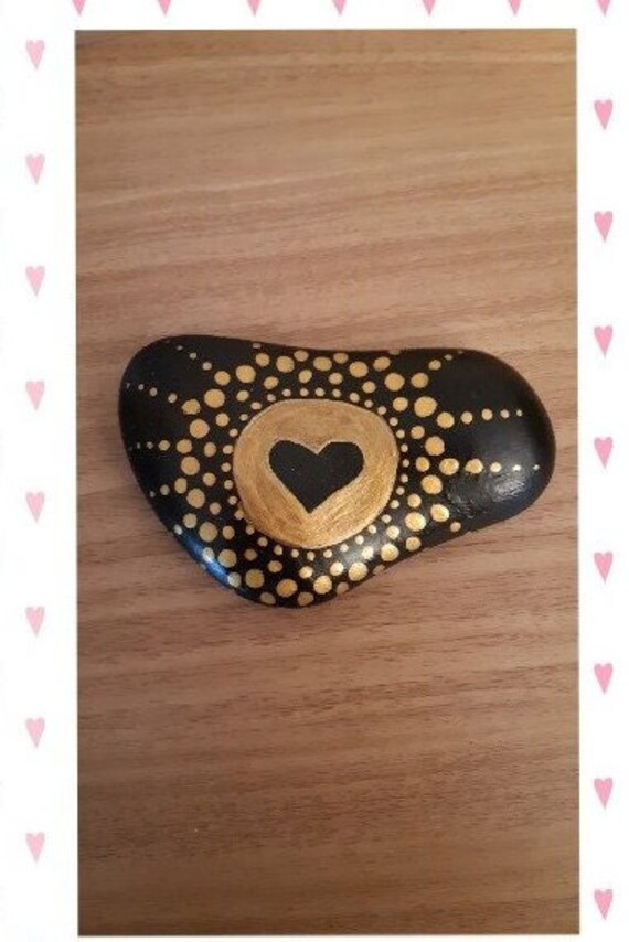 Galet Peint Acrylique